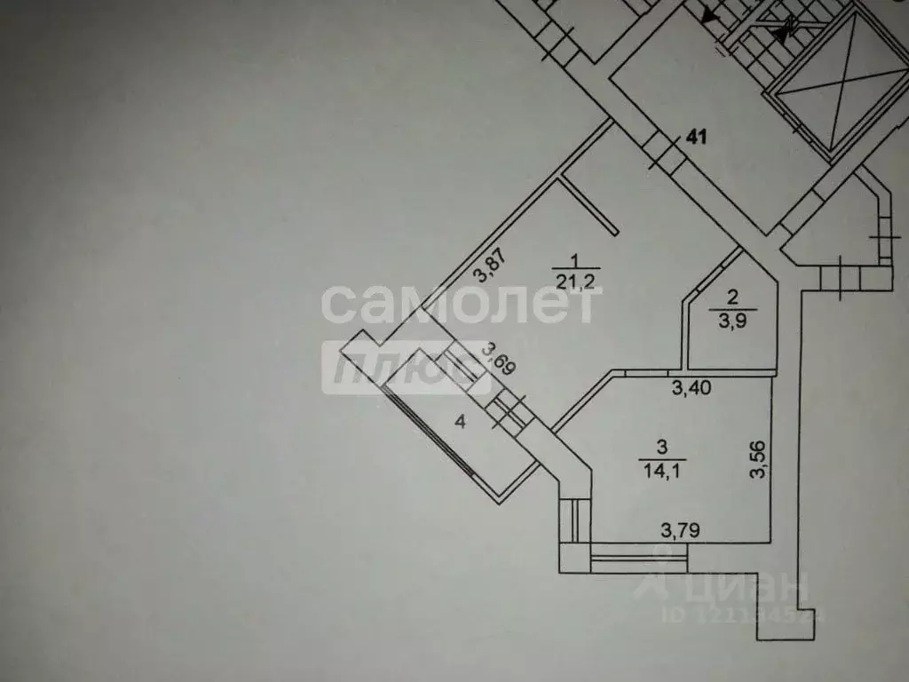 1-к кв. Челябинская область, Челябинск ул. Академика Королева, 50 ... - Фото 1