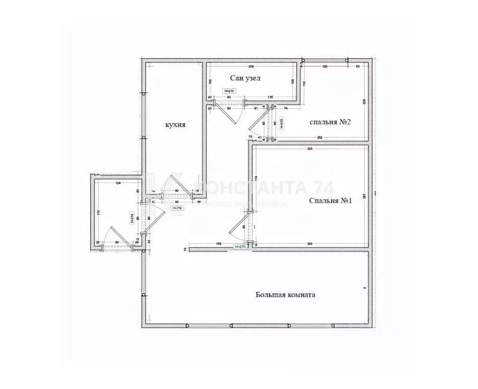 Дом в Челябинская область, Челябинск Вишневая ул., 22 (78 м) - Фото 2