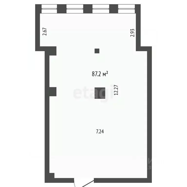 Офис в Тюменская область, Тюмень ул. Кирова, 40/38 (91 м) - Фото 1