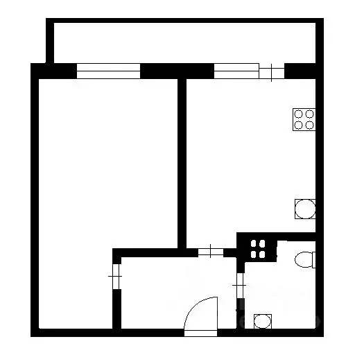 1-к кв. Ленинградская область, Кудрово г. Всеволожский район, ... - Фото 2