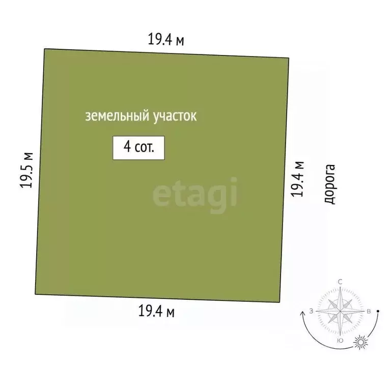 Участок в Тюменская область, Нижнетавдинский муниципальный округ, ... - Фото 1