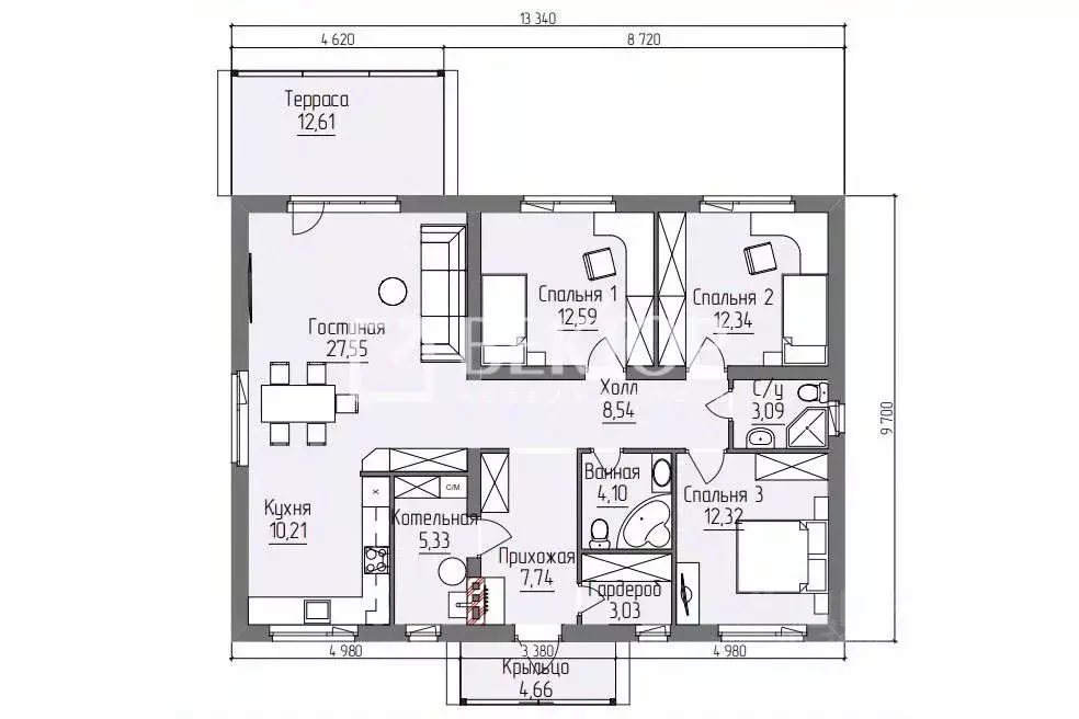 Дом в Ивановская область, Ивановский район, Беляницкое с/пос, с. ... - Фото 2