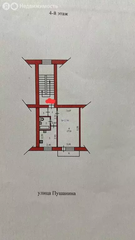 1-комнатная квартира: Пенза, улица Пушанина, 12 (30 м) - Фото 1