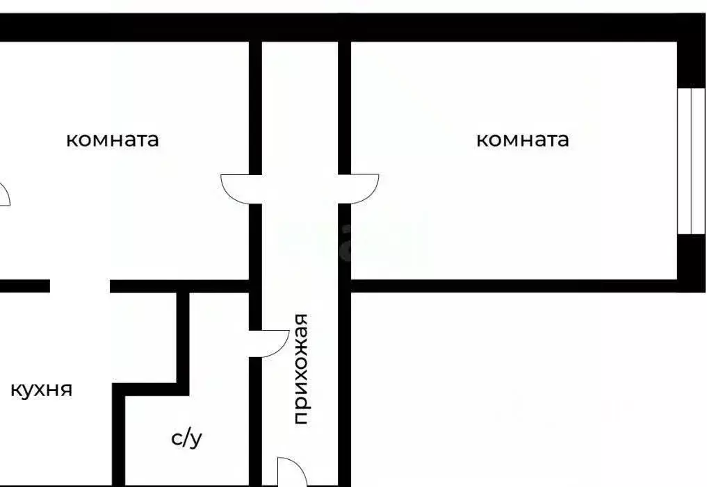 2-к кв. Томская область, Томский район, с. Томское ул. Маяковского, 23 ... - Фото 2