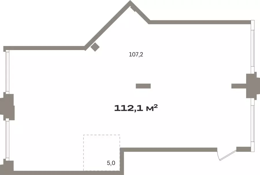 Помещение свободного назначения (112.1 м) - Фото 2