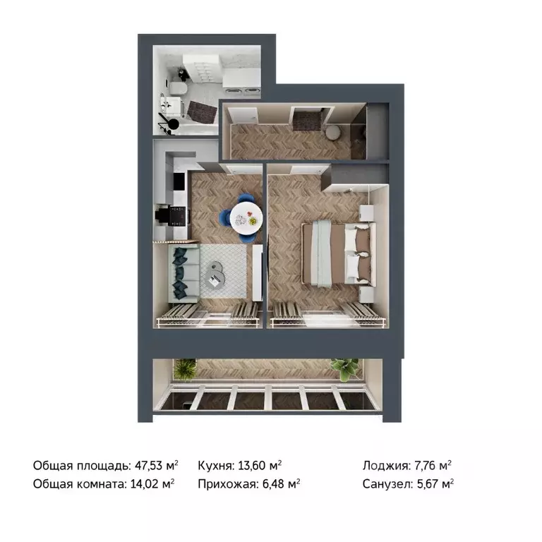 1-к кв. Марий Эл, Йошкар-Ола городской округ, с. Семеновка ул. ... - Фото 1