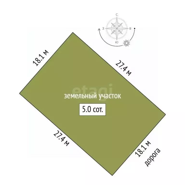Участок в Томская область, Томский район, Лесной Массив ДНП ул. ... - Фото 2