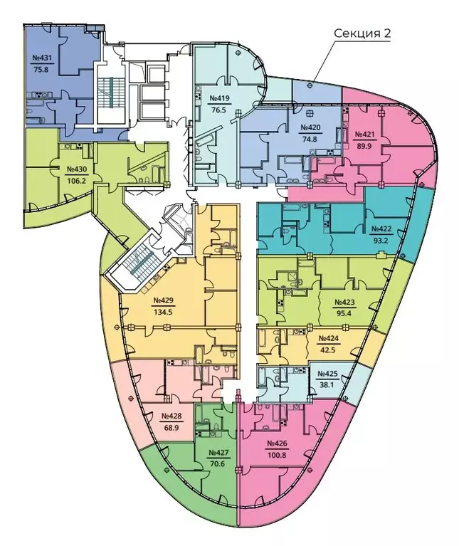 2-к кв. Краснодарский край, Сочи Курортный просп., 108 (100.6 м) - Фото 2