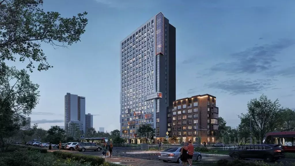 3-к кв. Свердловская область, Екатеринбург ул. Семена Лагоды, 80 (88.0 ... - Фото 2