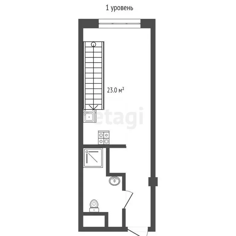 2-комнатная квартира: Сочи, улица Макаренко, 14 (36.2 м) - Фото 1