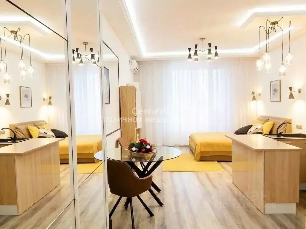 Студия Москва Шелепихинская наб., 34к1 (35.4 м) - Фото 1