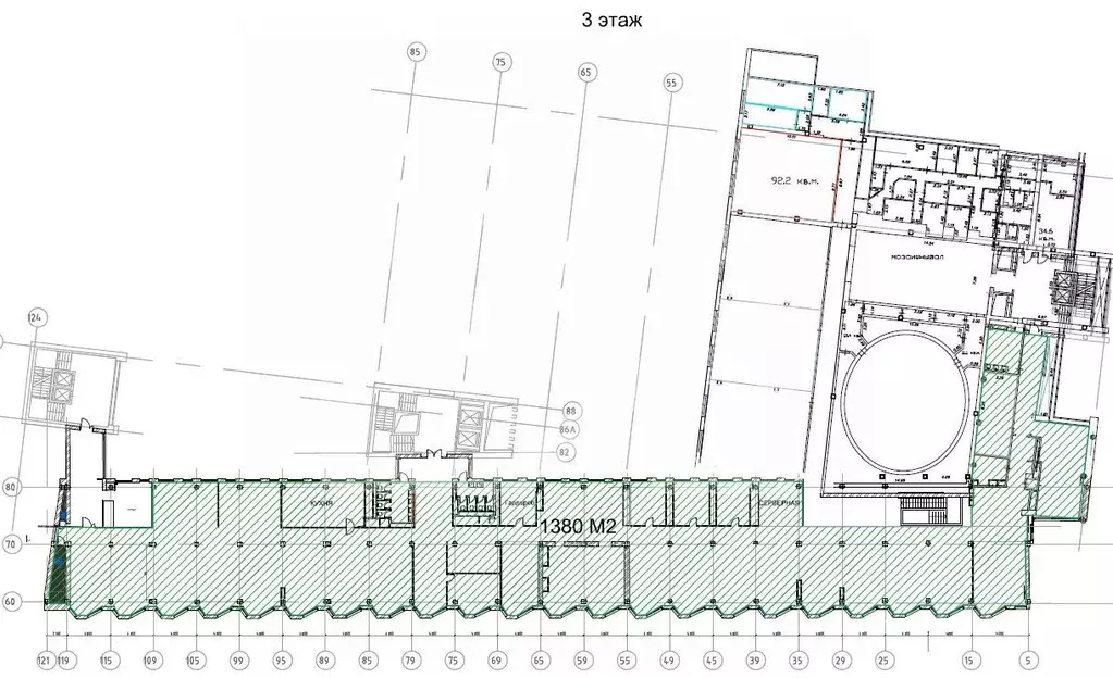 Помещение свободного назначения в Москва Тверская ул., 18К1 (1380 м) - Фото 2