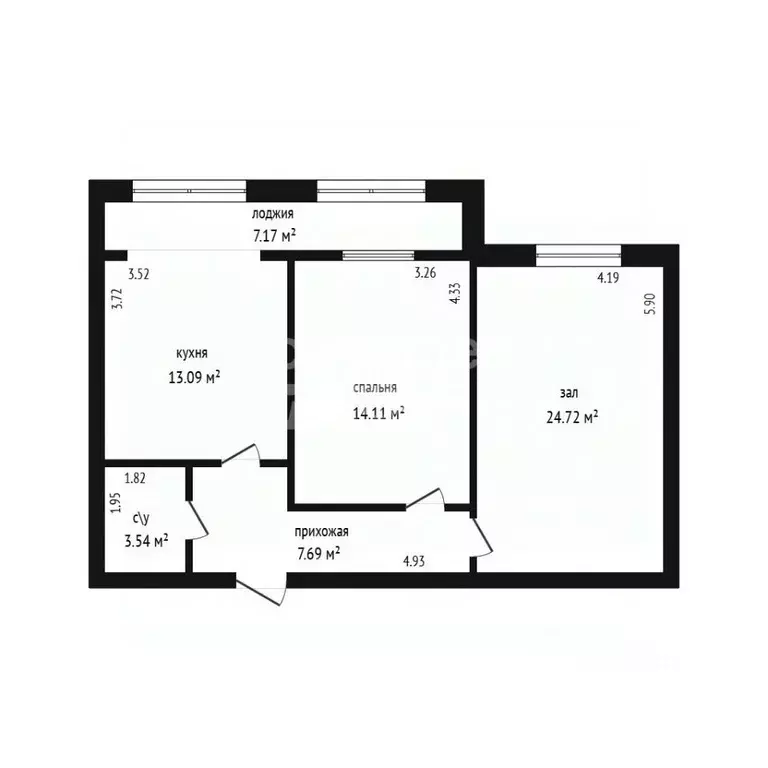 2-к кв. Дагестан, Дербент ул. Сальмана, 91Б (70.0 м) - Фото 2