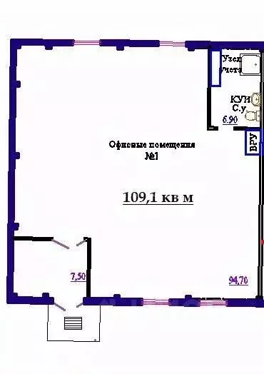 Офис в Ивановская область, Иваново ул. Степанова, 10 (109 м) - Фото 2