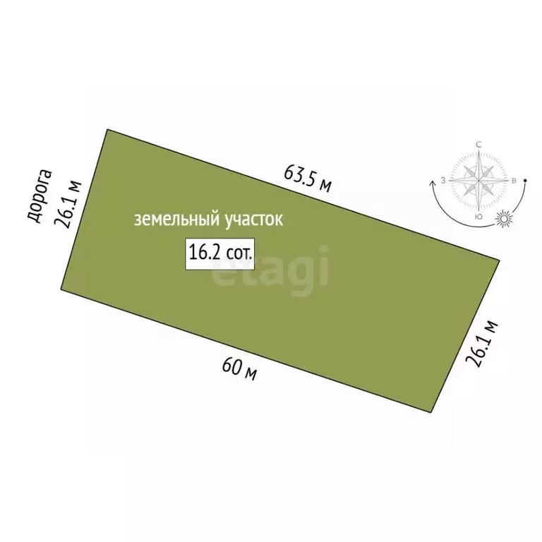 Участок в Свердловская область, Тугулым пгт ул. Сосновая (16.25 сот.) - Фото 2