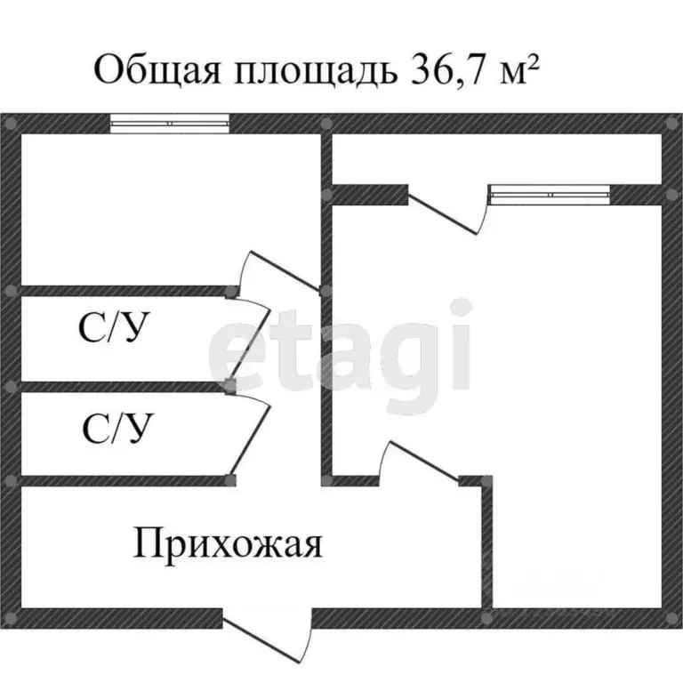 1-к кв. Воронежская область, Воронеж Московский просп., 131А (38.0 м) - Фото 1
