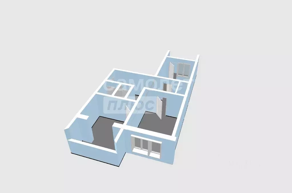 2-к кв. Смоленская область, Смоленск ул. Ударников, 34 (54.0 м) - Фото 2