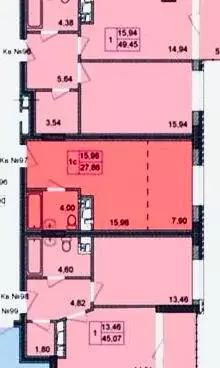 Продаётся квартира-студия, 27.9 м - Фото 1