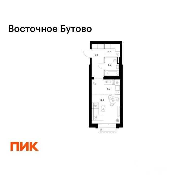 Студия Московская область, Ленинский городской округ, Боброво пгт ... - Фото 1