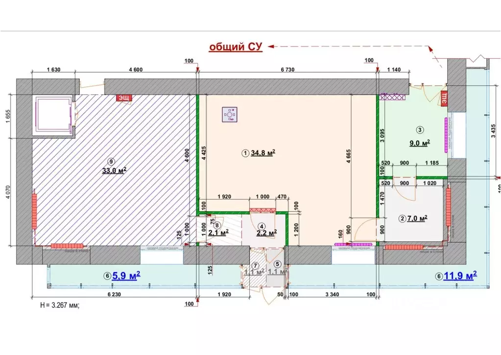 Торговая площадь в Москва Ленинский просп., 40 (35 м) - Фото 1