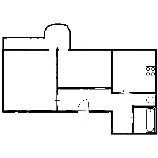 2-к кв. Самарская область, Самара Владимирская ул., 37 (45.0 м) - Фото 2