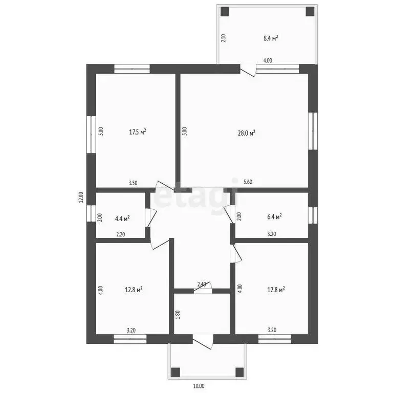 Дом в Тюменский район, деревня Ушакова, Тихая улица (120 м) - Фото 0