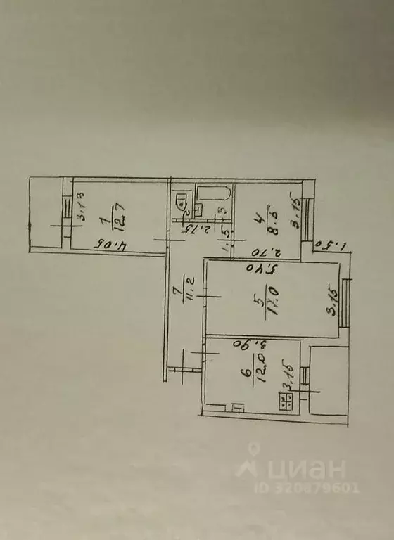 3-к кв. Карачаево-Черкесия, Черкесск ул. Балахонова, 39 (65.0 м) - Фото 0