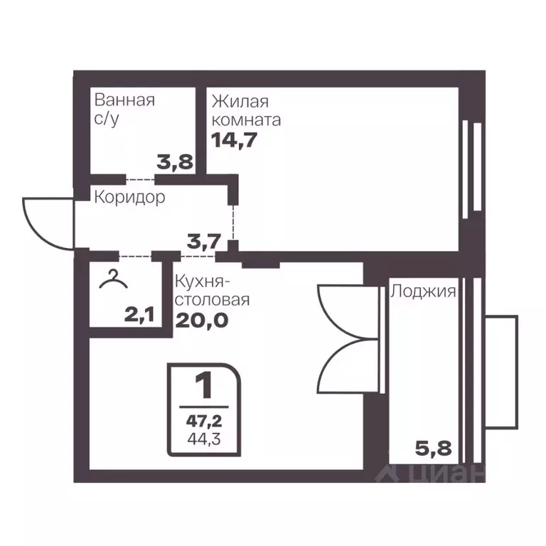 1-к кв. Челябинская область, Магнитогорск Голос Притяжение жилой ... - Фото 1