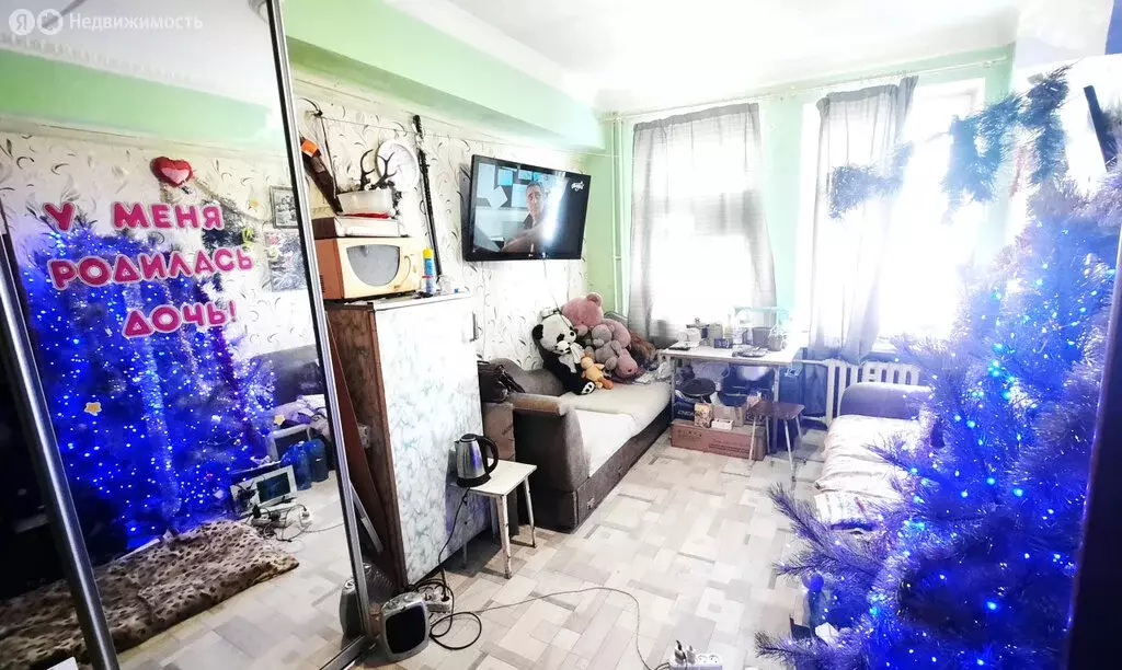 1к в -комнатной квартире (17 м) - Фото 1