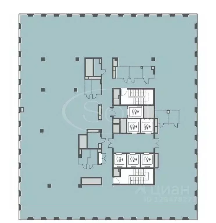 Офис в Москва Озерная ул., вл42 (2714 м) - Фото 2