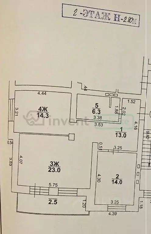 2-к кв. Калининградская область, Зеленоградск ул. Лермонтова, 20 (70.6 ... - Фото 2