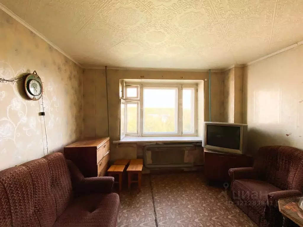 1-к кв. Ярославская область, Рыбинск Южная ул., 13 (34.8 м) - Фото 1