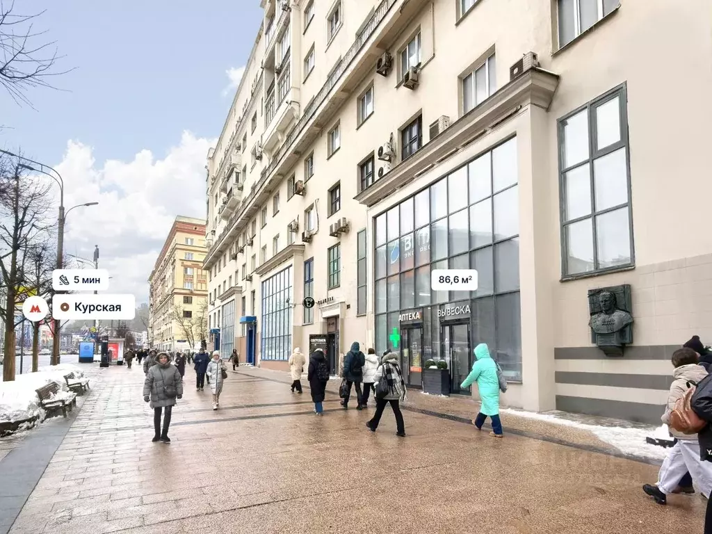 Помещение свободного назначения в Москва ул. Земляной Вал, 14-16С1 (87 ... - Фото 1