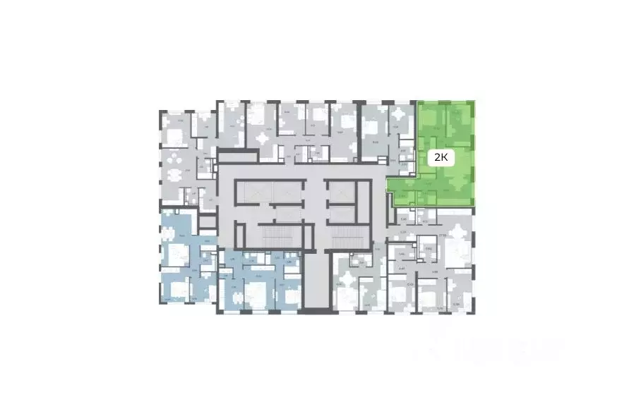 2-к кв. Москва Ультима Сити жилой комплекс (74.41 м) - Фото 2