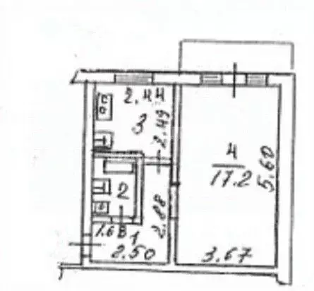 1-к кв. Липецкая область, Липецк ул. Гагарина, 121к2 (30.5 м) - Фото 0