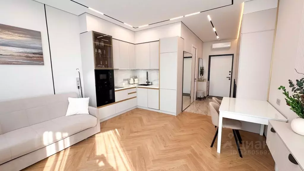 Студия Москва ул. Крузенштерна, 9 (31.0 м) - Фото 2