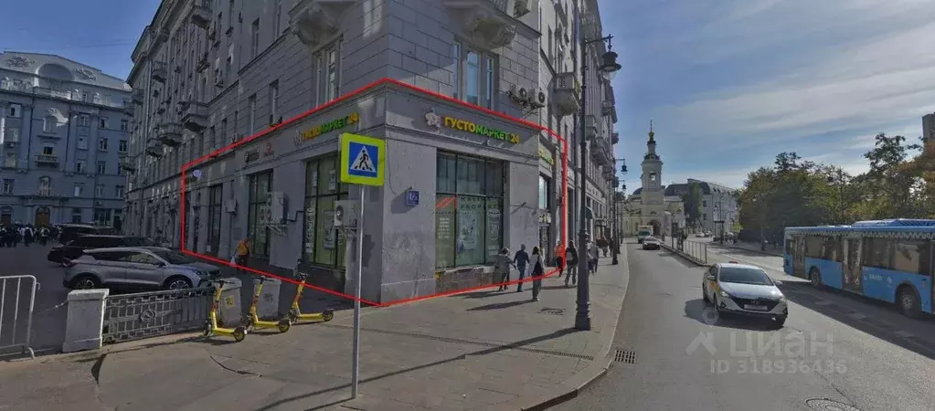 Торговая площадь в Москва ул. Солянка, 1/2С2 (491 м) - Фото 0
