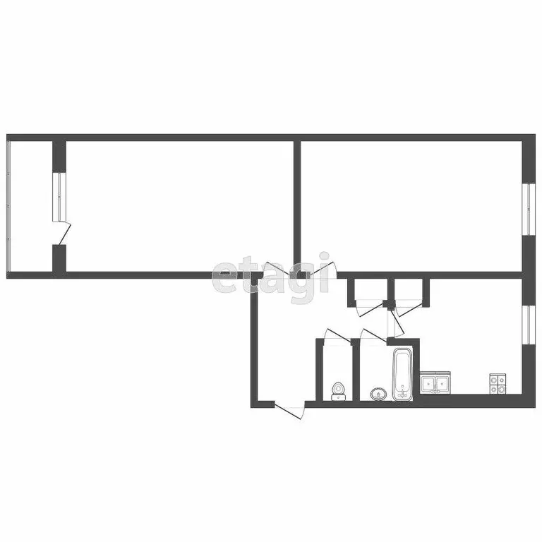 1к в 2-комнатной квартире (14 м) - Фото 1