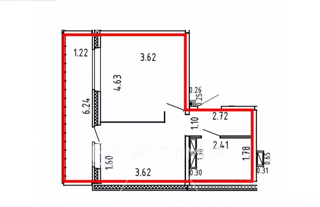 1-к кв. Кировская область, Киров ул. Потребкооперации, 46 (37.6 м) - Фото 2