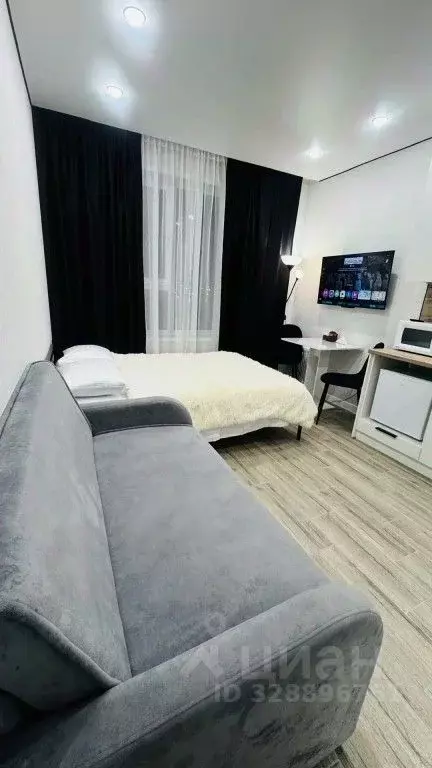 1-к кв. Тюменская область, Тюмень ул. Республики, 205к1 (25.0 м) - Фото 1