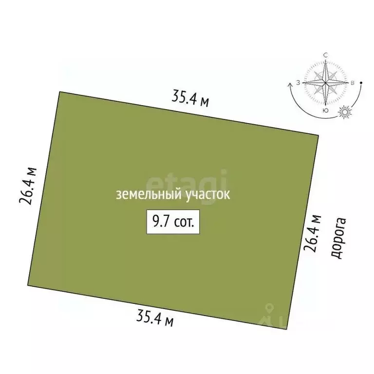Участок в Крым, Ленинский район, Семисотское с/пос, с. Каменское ул. ... - Фото 2