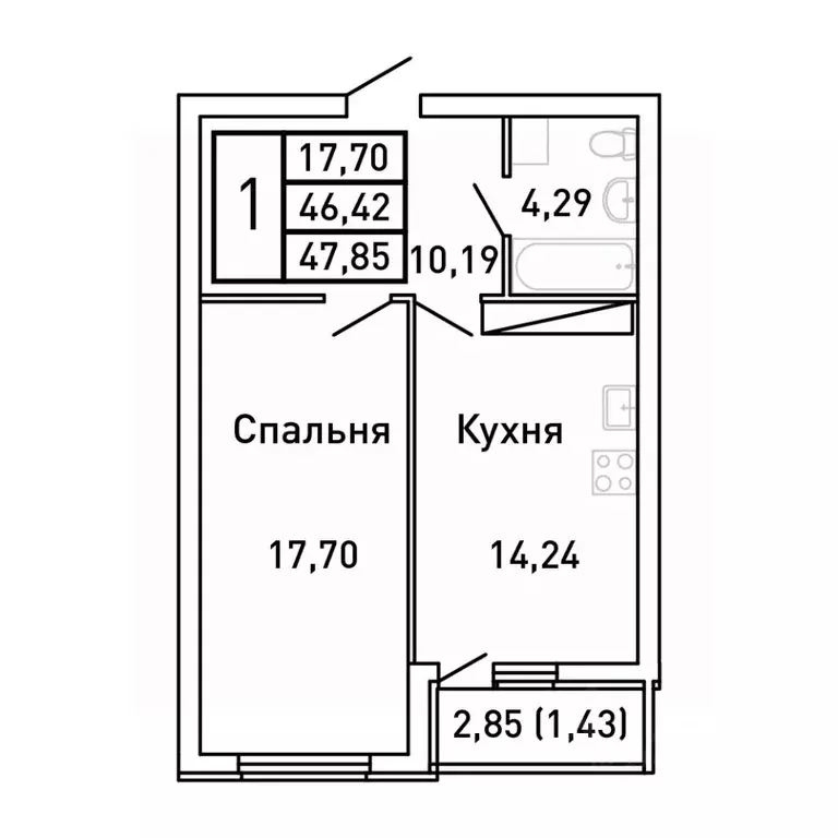 1-к кв. Самарская область, Самара Королев Звездный жилой комплекс ... - Фото 0