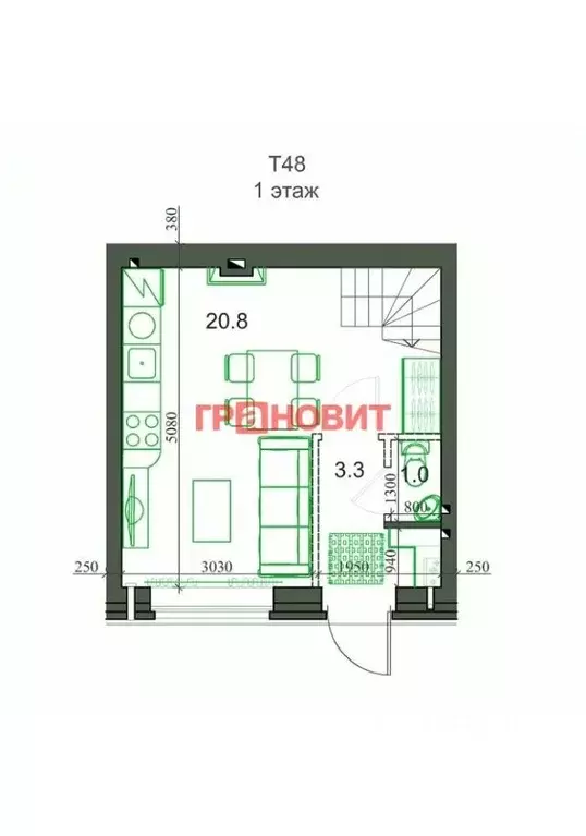 Таунхаус в Новосибирская область, с. Новолуговое, Березки-2 мкр, 5-й ... - Фото 0