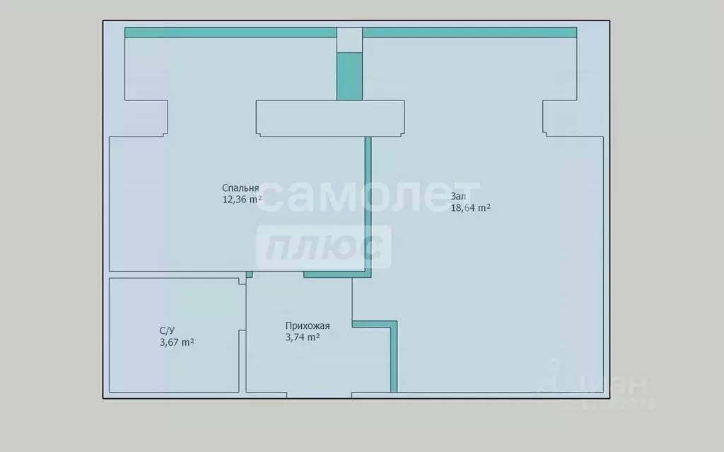 2-к кв. Челябинская область, Чебаркульский муниципальный округ, д. ... - Фото 2