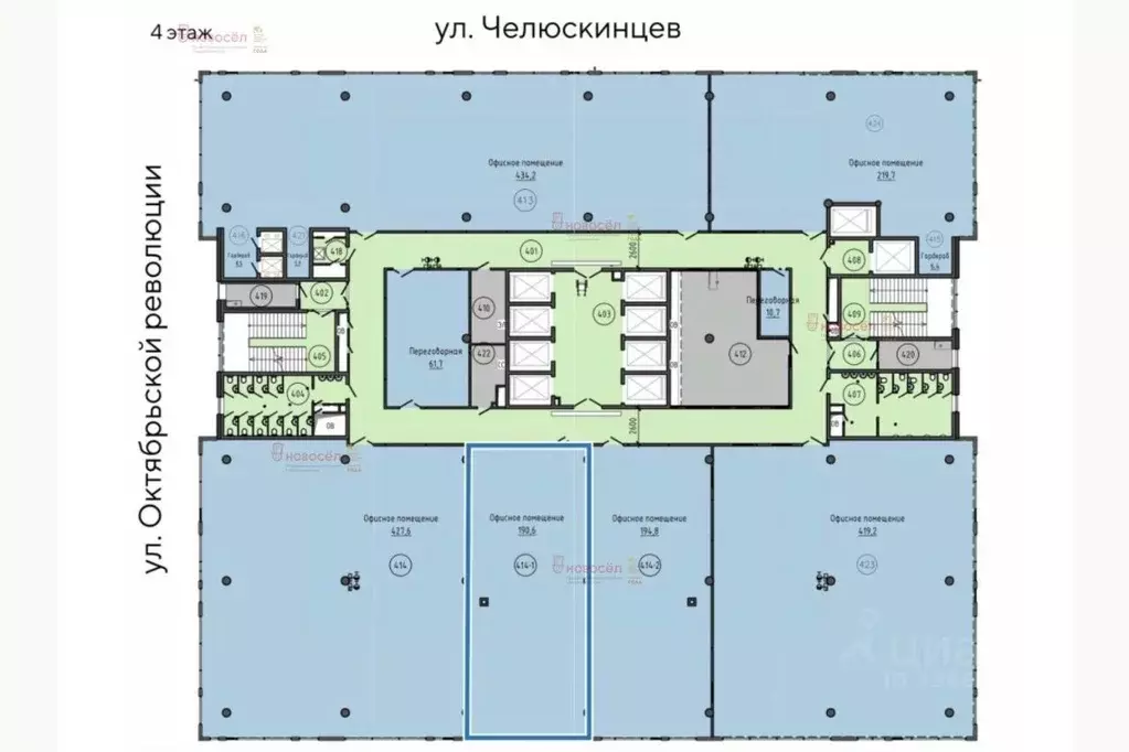 Офис в Свердловская область, Екатеринбург ул. Февральской Революции, ... - Фото 2