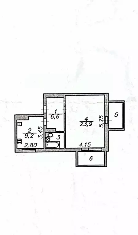 1-к кв. Астраханская область, Астрахань ул. Бабаевского, 31к3 (43.0 м) - Фото 2