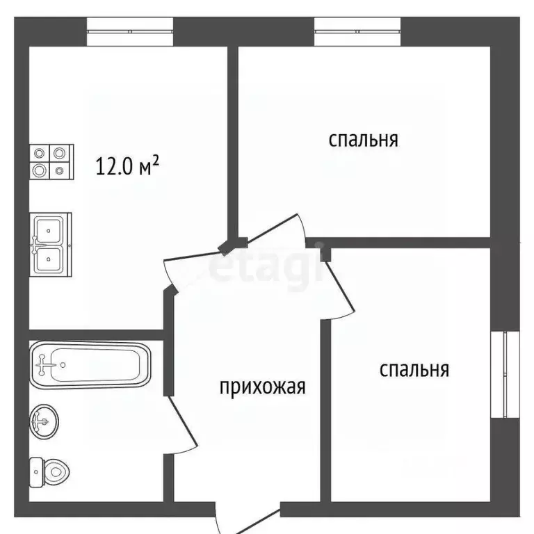 2-к кв. Краснодарский край, Анапа муниципальный округ, с. Супсех ул. ... - Фото 1
