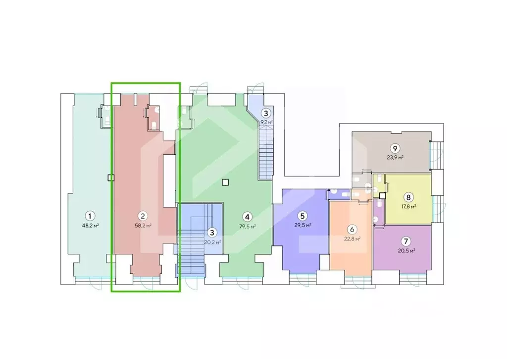 Помещение свободного назначения в Москва 1-я Тверская-Ямская ул., 11 ... - Фото 2