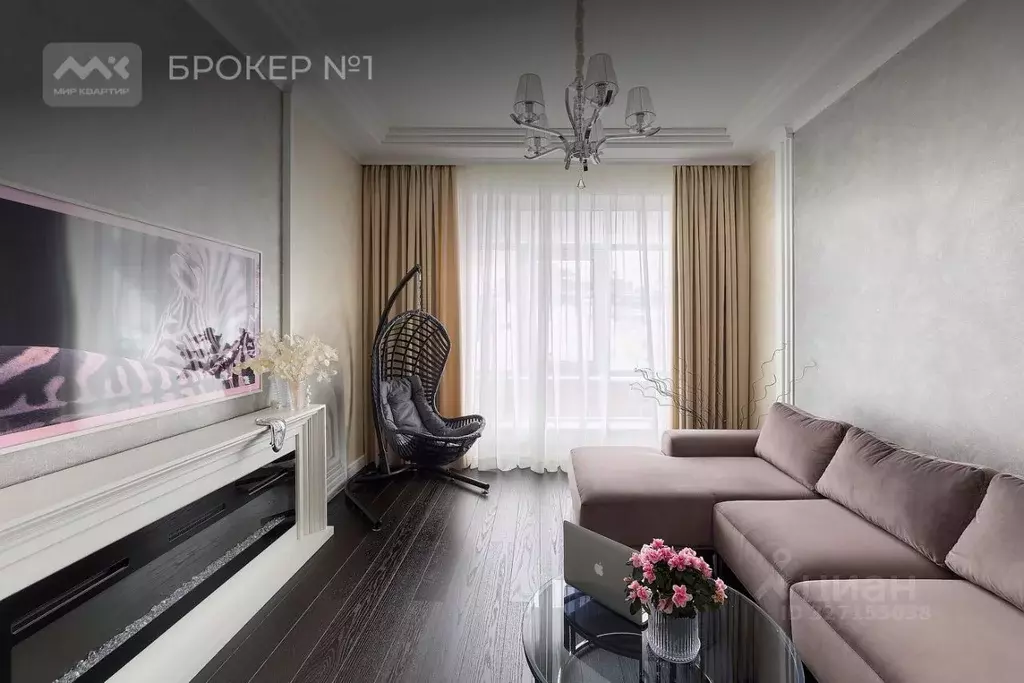 2-к кв. Санкт-Петербург ул. Чапаева, 18 (75.8 м) - Фото 2