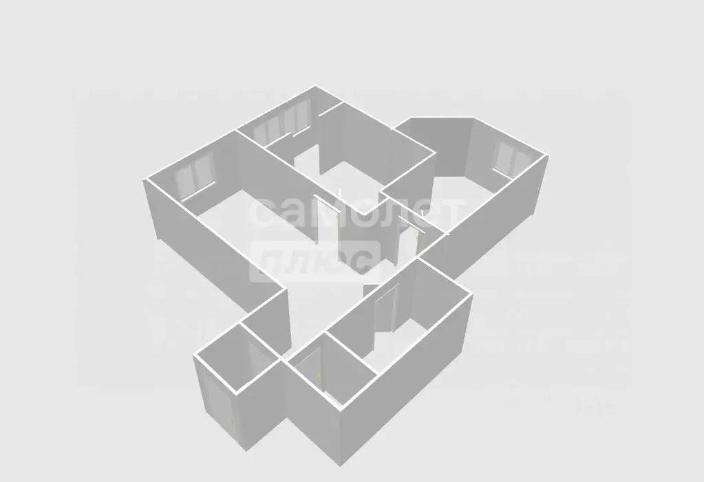2-к кв. Брянская область, Брянск ул. Крахмалева, 49/2 (68.4 м) - Фото 0